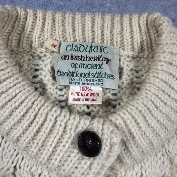 Vintage Cladyknit Irish Wool Cardigan - Picture 3 of 4